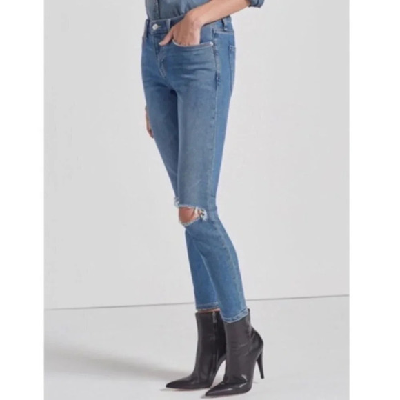Current/elliott Stiletto Skinny In Indigo - Picture 1 of 14